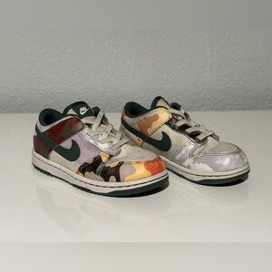 Nike Dunk Low SE Sail Multi-Camo Size 10C